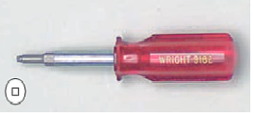 Wright Tools, #0, #1, #2, #3 Robinson SQ -  4 in 1 Screwdriver