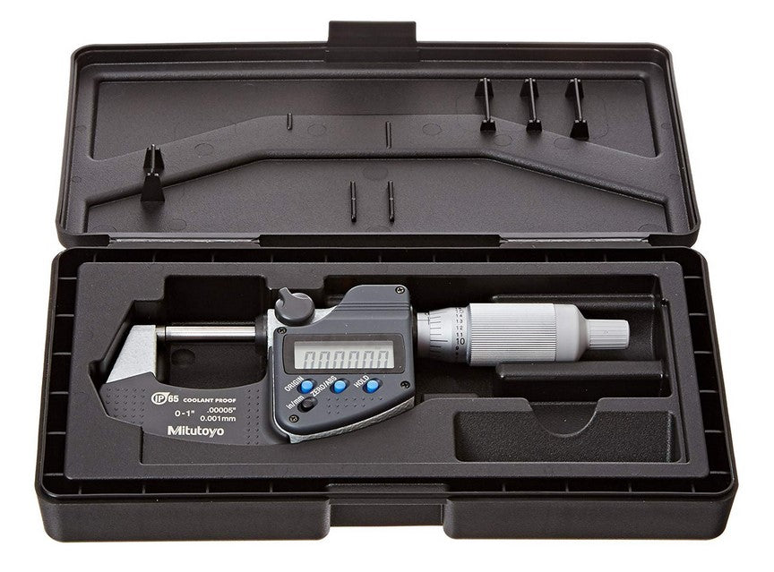 Mitutoyo, 04MAA213 Mitutoyo Plastic Case for 0-1" Micrometers