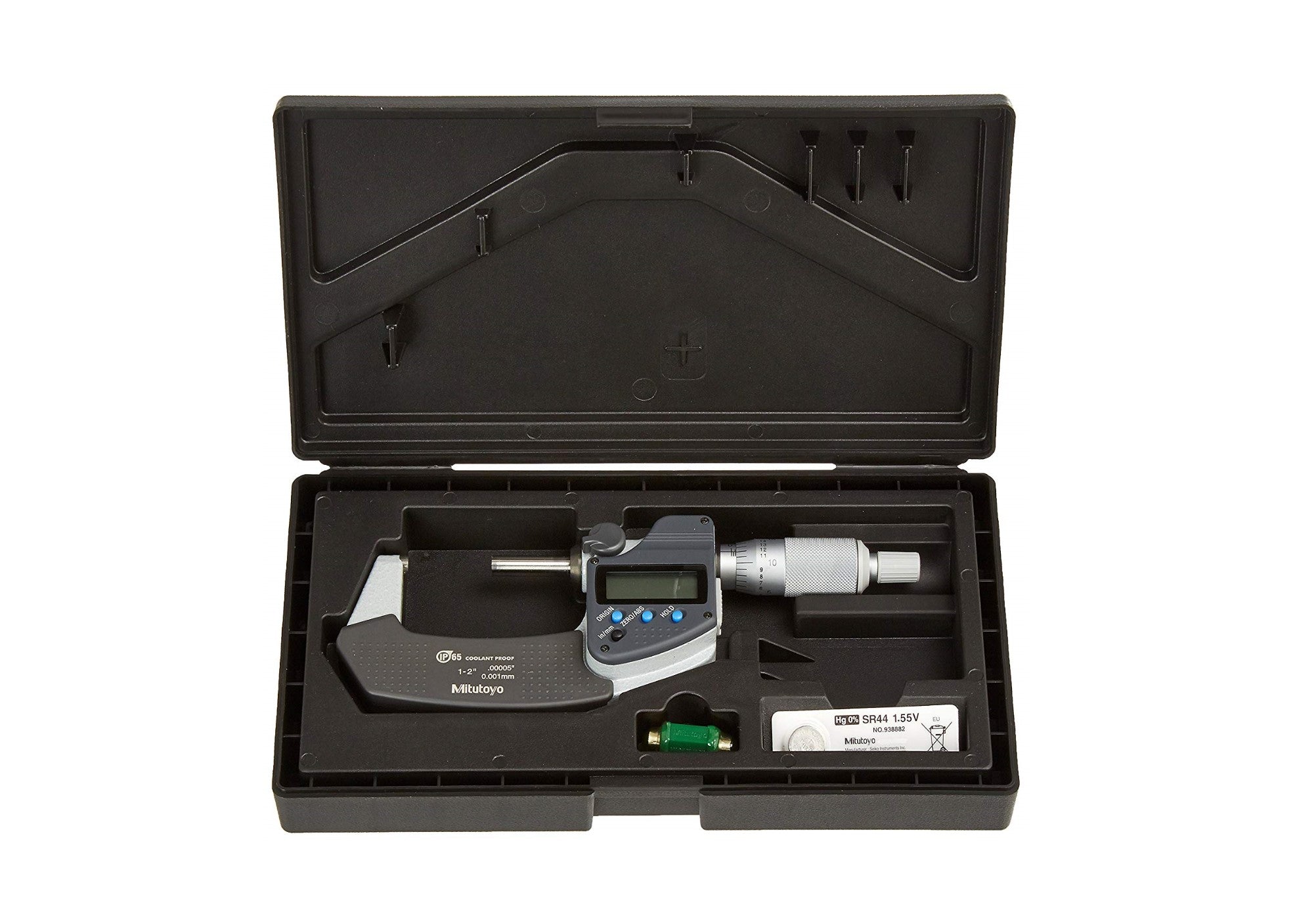 Mitutoyo, 04MZA151 Mitutoyo Plastic Case for 2-3" Micrometers