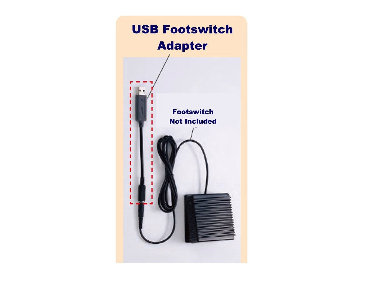 Mitutoyo, 06ADV384 USB-FSW Footswitch Adapter