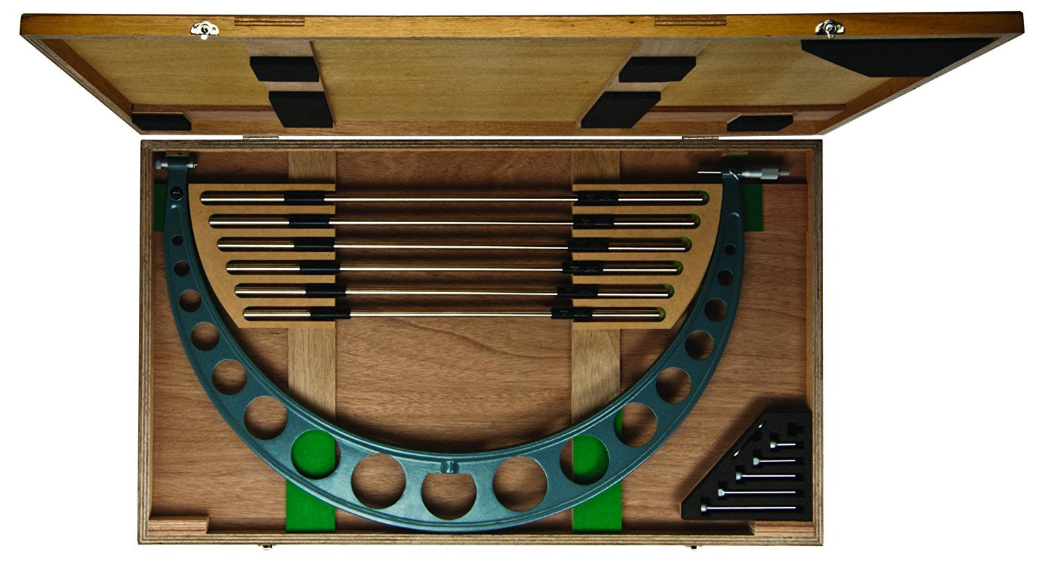 Mitutoyo, 104-204 Mitutoyo Micrometer w/ Interchangeable Anvils 30-36"