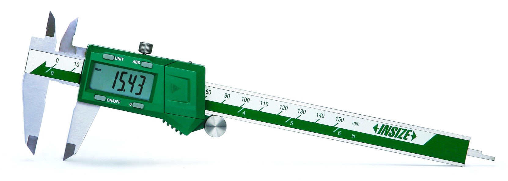 Insize, 1102-150 Insize Digital Caliper 6" with Fractions Display & Cert