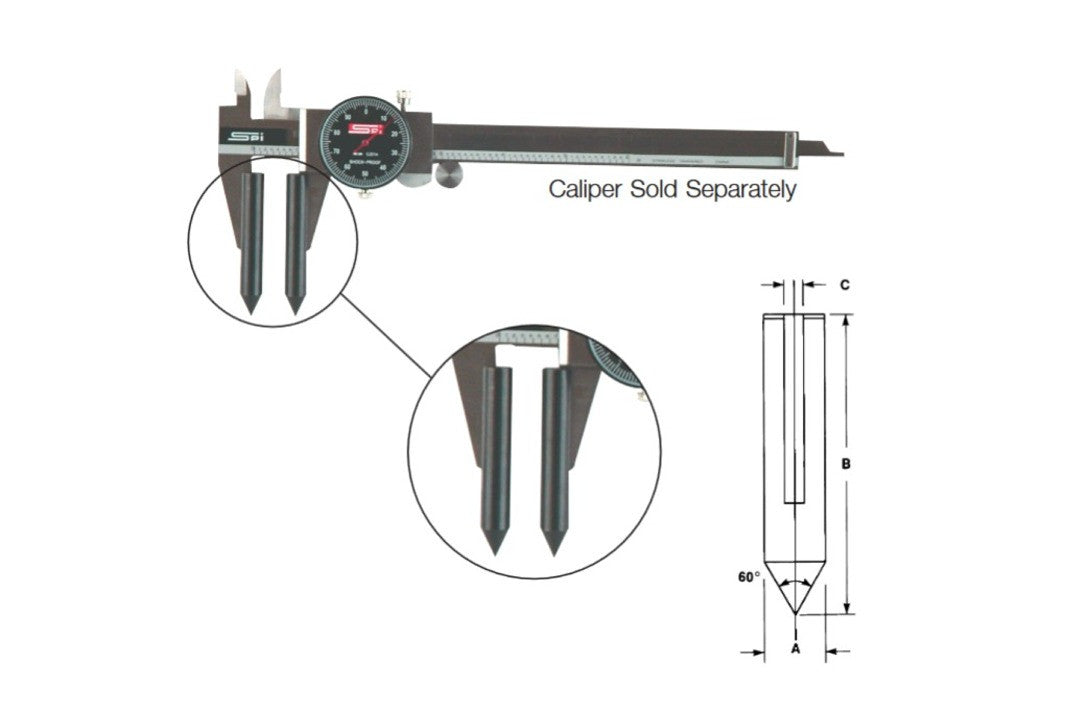 SPI, 12-439-6 Caliper Accessory Centerline Gage