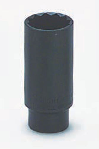 Wright Tools, 1/2" Drive 12 Point Deep Socket-Black Finish