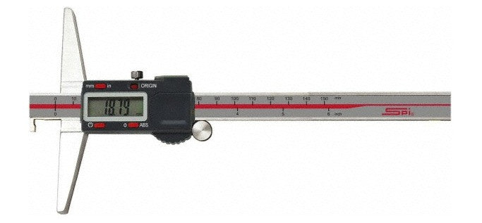 SPI, 17-611-5 SPI Digital Depth Gage Single Hook, 6"