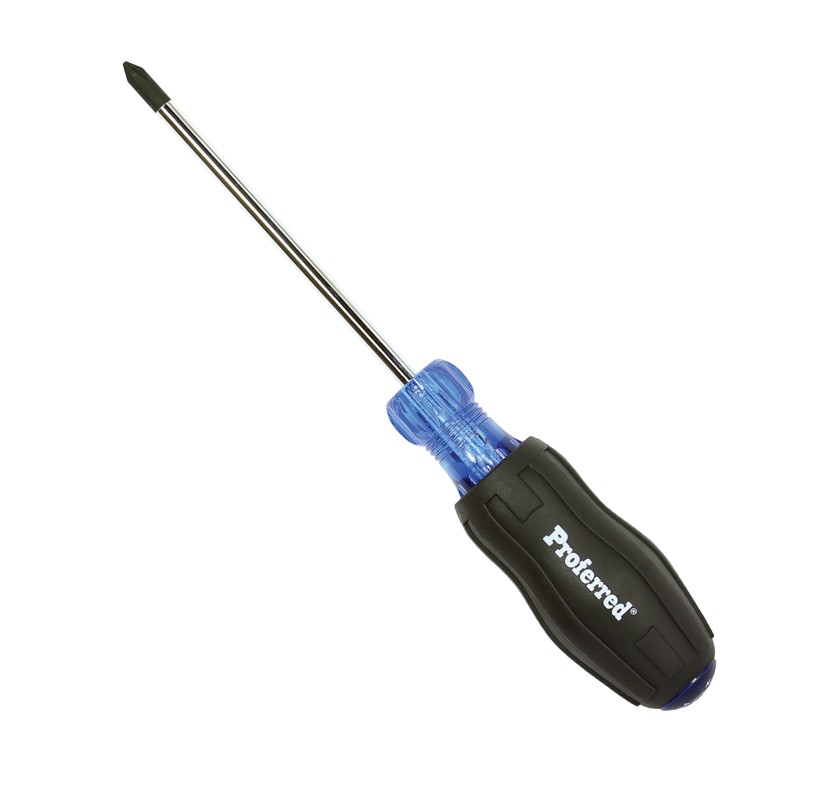 Proferred Tools, #2 phillips - Black TPV Handled Acetate Cushion Grip Screwdriver