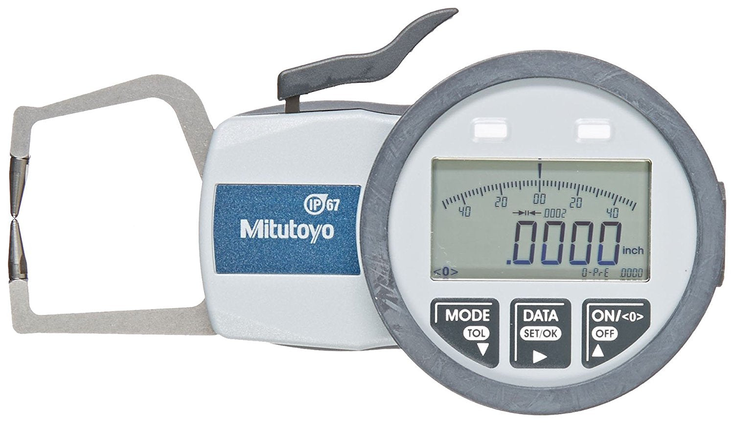 Mitutoyo, 209-930 Mitutoyo Thickness Gage 0.39" Range, 1.37" Reach