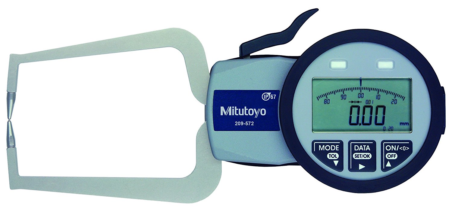 Mitutoyo, 209-932 Mitutoyo Thickness Gage 0.78" Range, 3.2" Reach