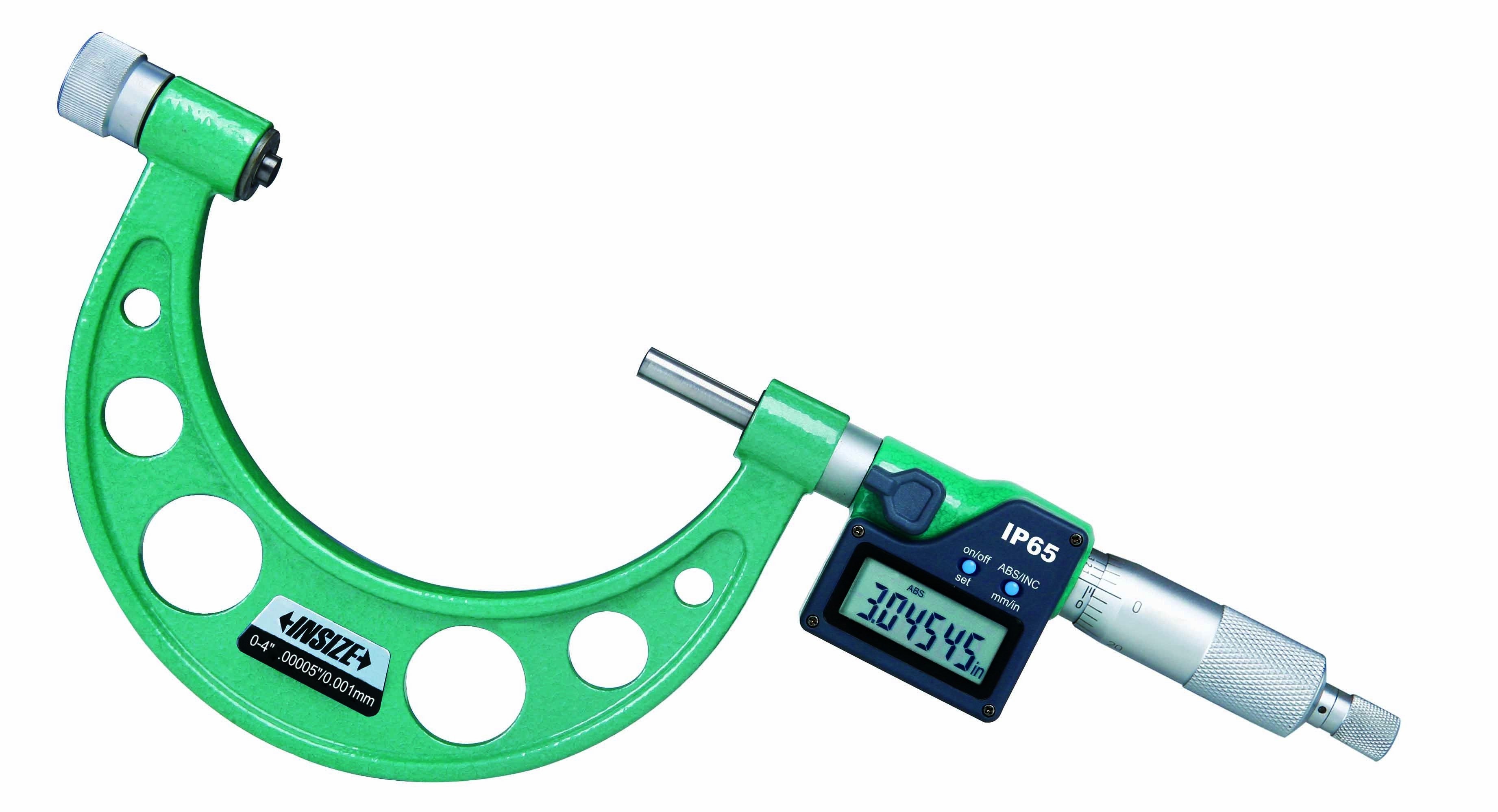 Insize, 3506-150E INSIZE Electronic Micrometer w/ Interchangeable Anvils 0-6"