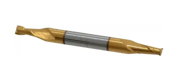 SPI, 45-288-8 TiN Coated 2-Flute Double End Mill .125" x 2"