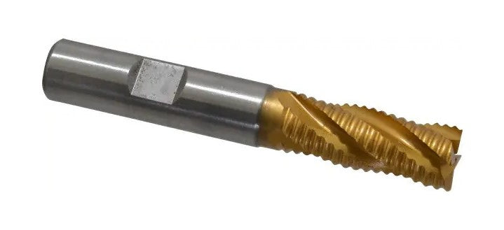 SPI, 47-528-5 M-42 Cobalt TiN Coated Roughing End Mill 1/2" x 3.25" OAL