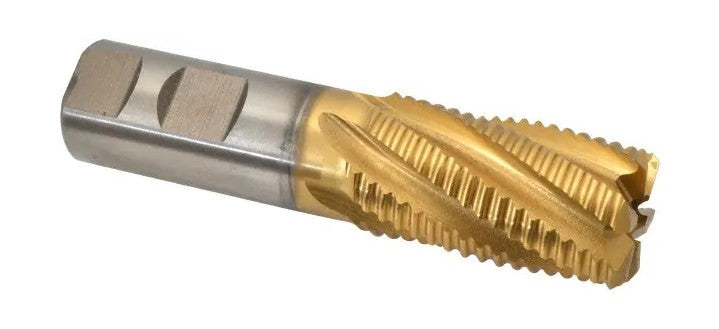 SPI, 47-547-5 M-42 Cobalt TiN Coated Roughing End Mill 1-1/8" X 4.5" OAL