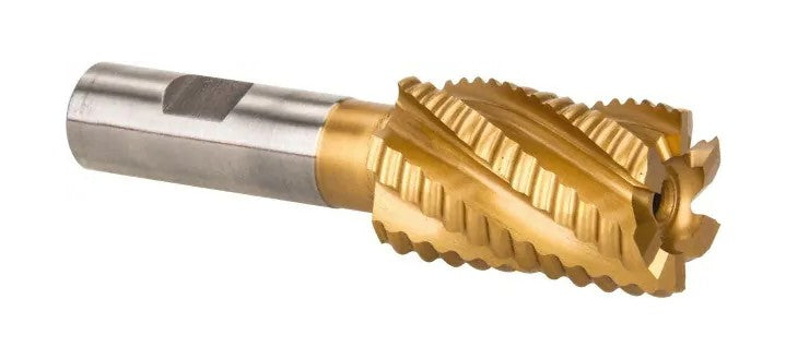 SPI, 47-549-1 M-42 Cobalt TiN Coated Roughing End Mill 1.25" x 4.5" OAL