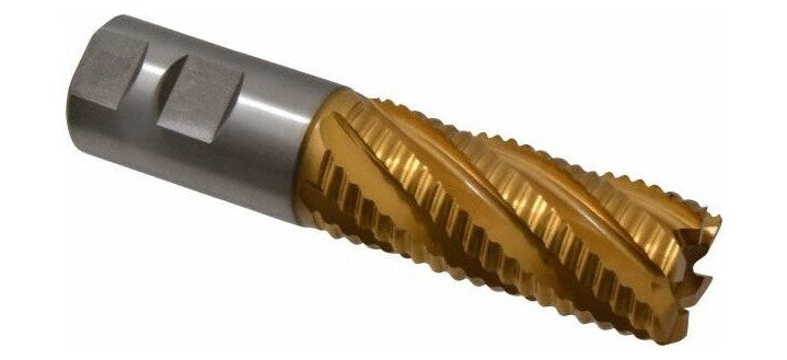 SPI, 47-551-7 M-42 Cobalt TiN Coated Roughing End Mill 1.25" x 5.5" OAL