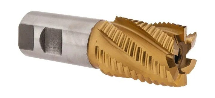 SPI, 47-554-1 M-42 Cobalt TiN Coated Roughing End Mill 1.5" x 4.5" OAL