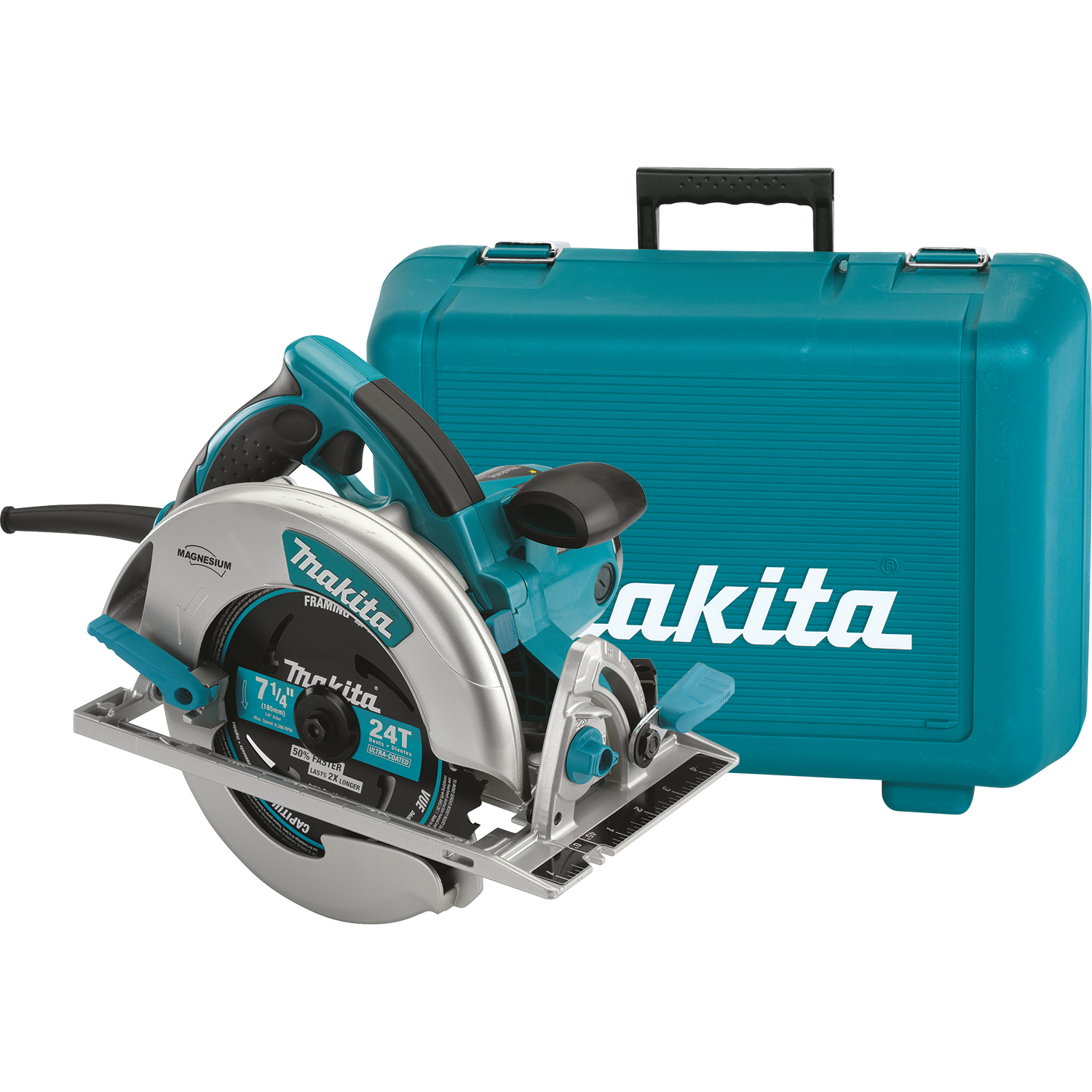 Makita, 7-1/4" Circular Saw - Magnesium w/ Electric Brake - 5007MGA