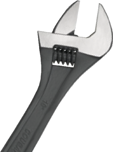 Cougar Pro, Adjustable Wrench-Black Finish