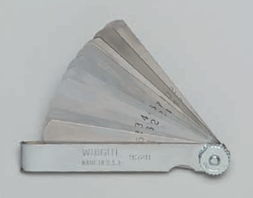 Wright Tools, Feeler Gauge 10 Blade SAE